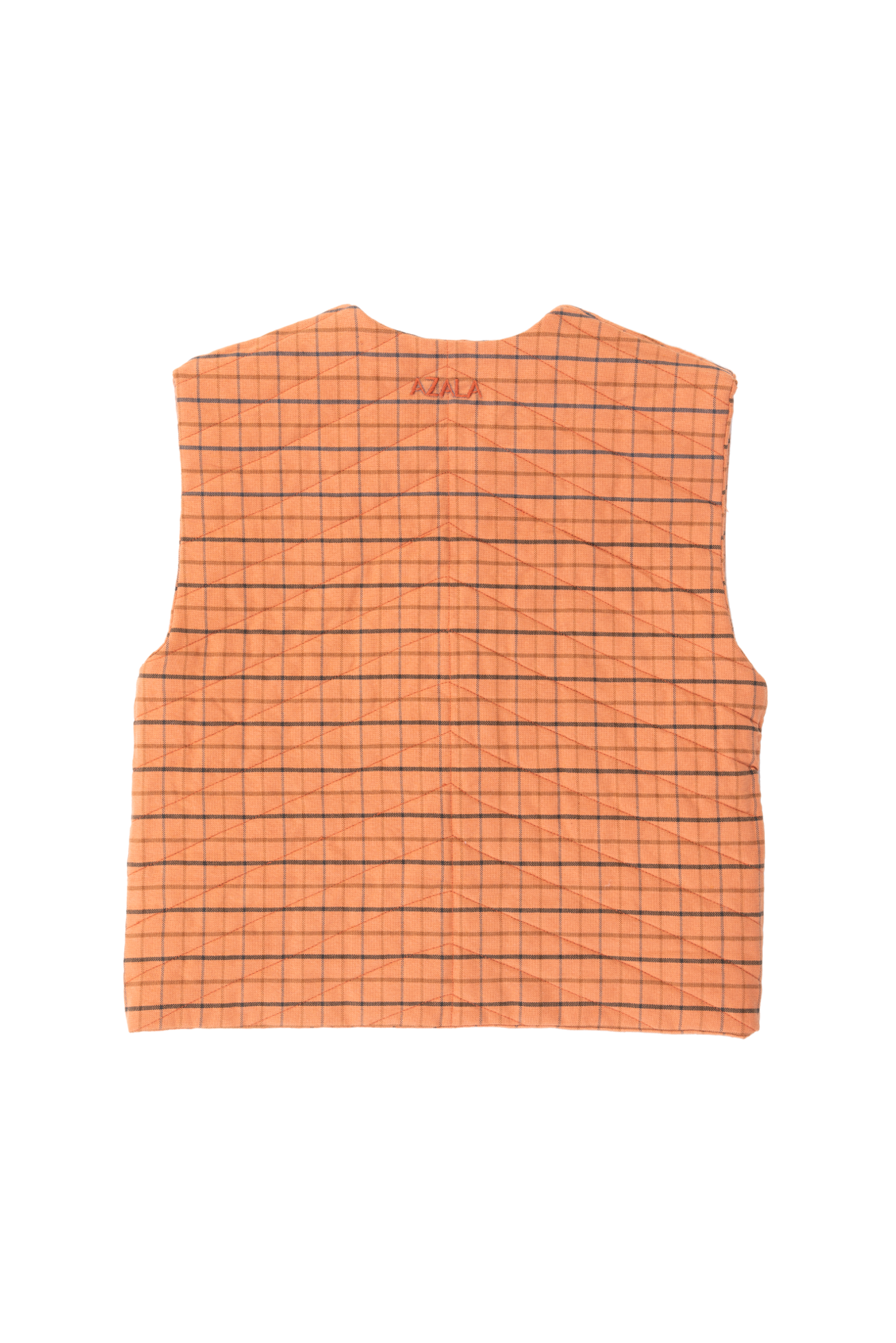 Sleeveless Kids Vest - Apricot Patchwork