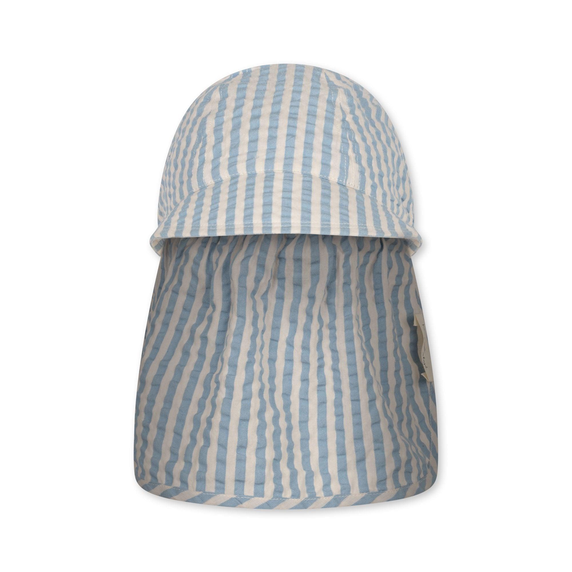 ace brim sunhat, glacier stripe - Why and Whale