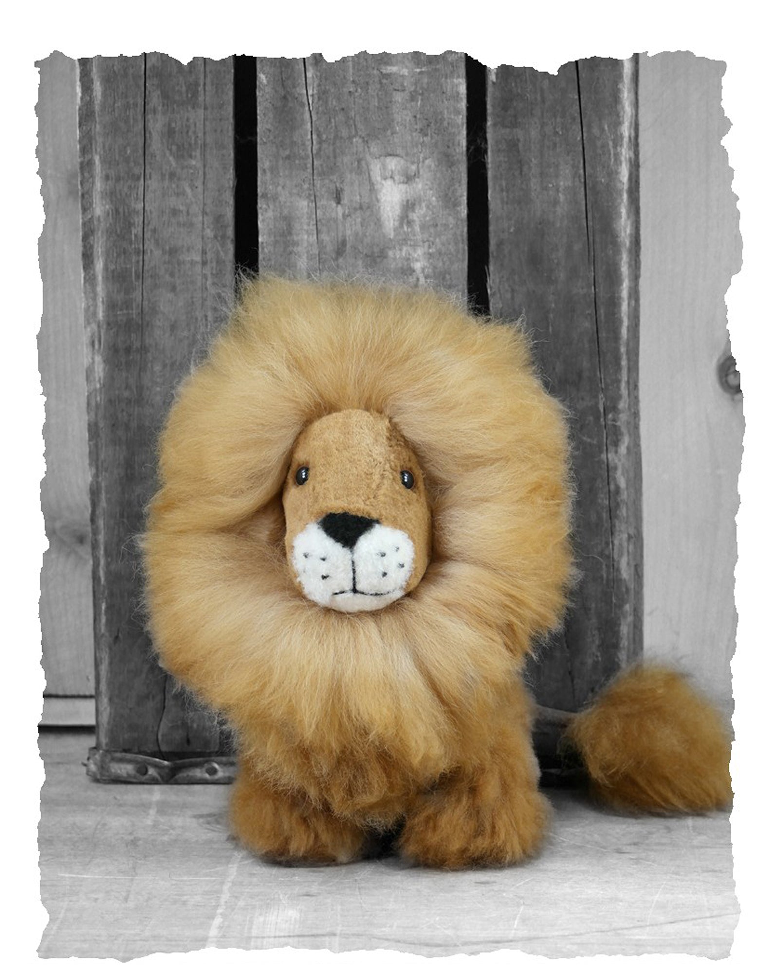 Alpaca Stuffed Animal - Lion 12"