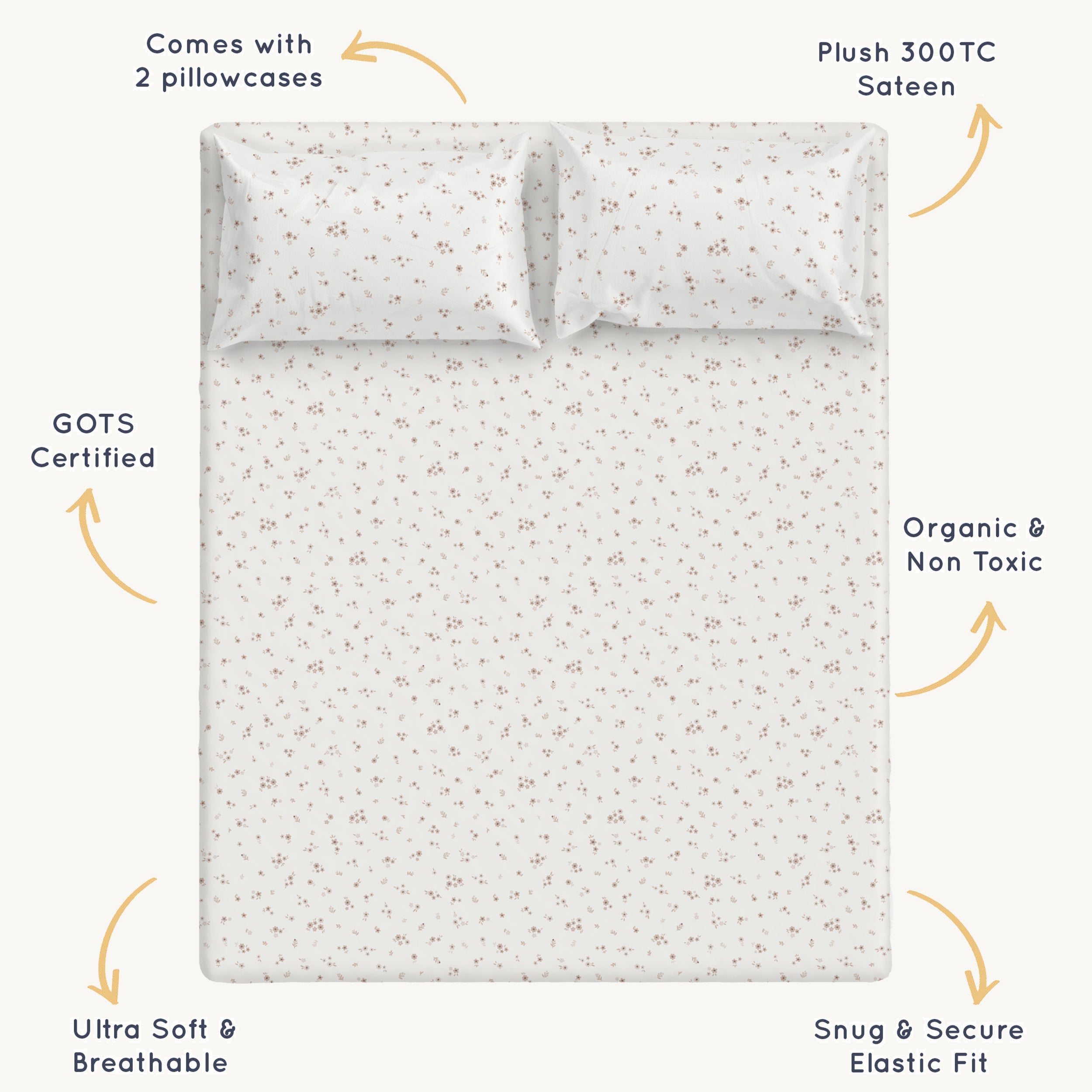 Organic Cotton Sheet Set - Bloom