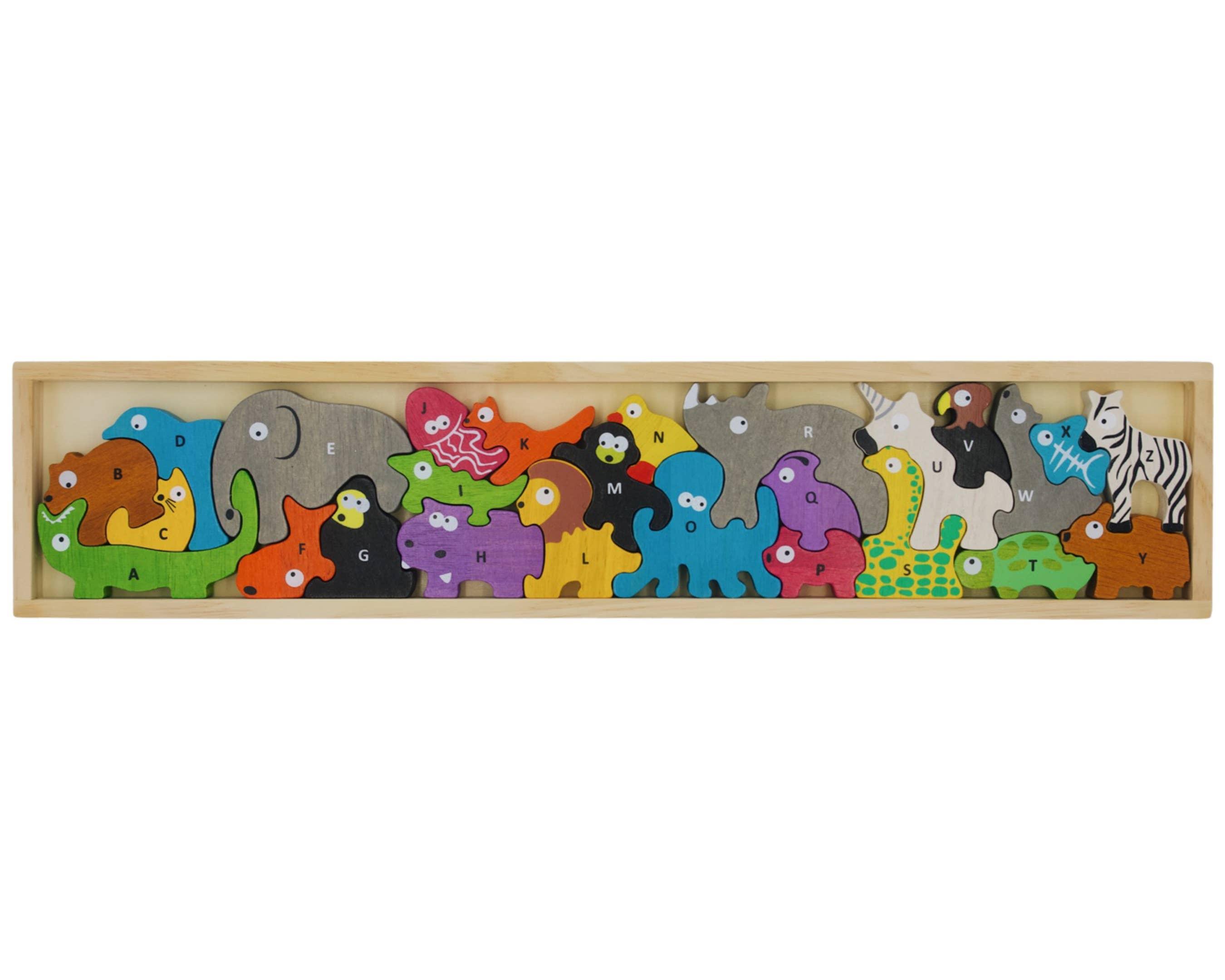 Animal Parade A to Z Puzzle - Why and Whale