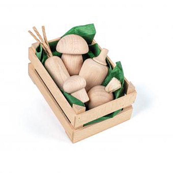 Assorted Natural Vegetables in a Crate Small Pretend Food - Why and Whale