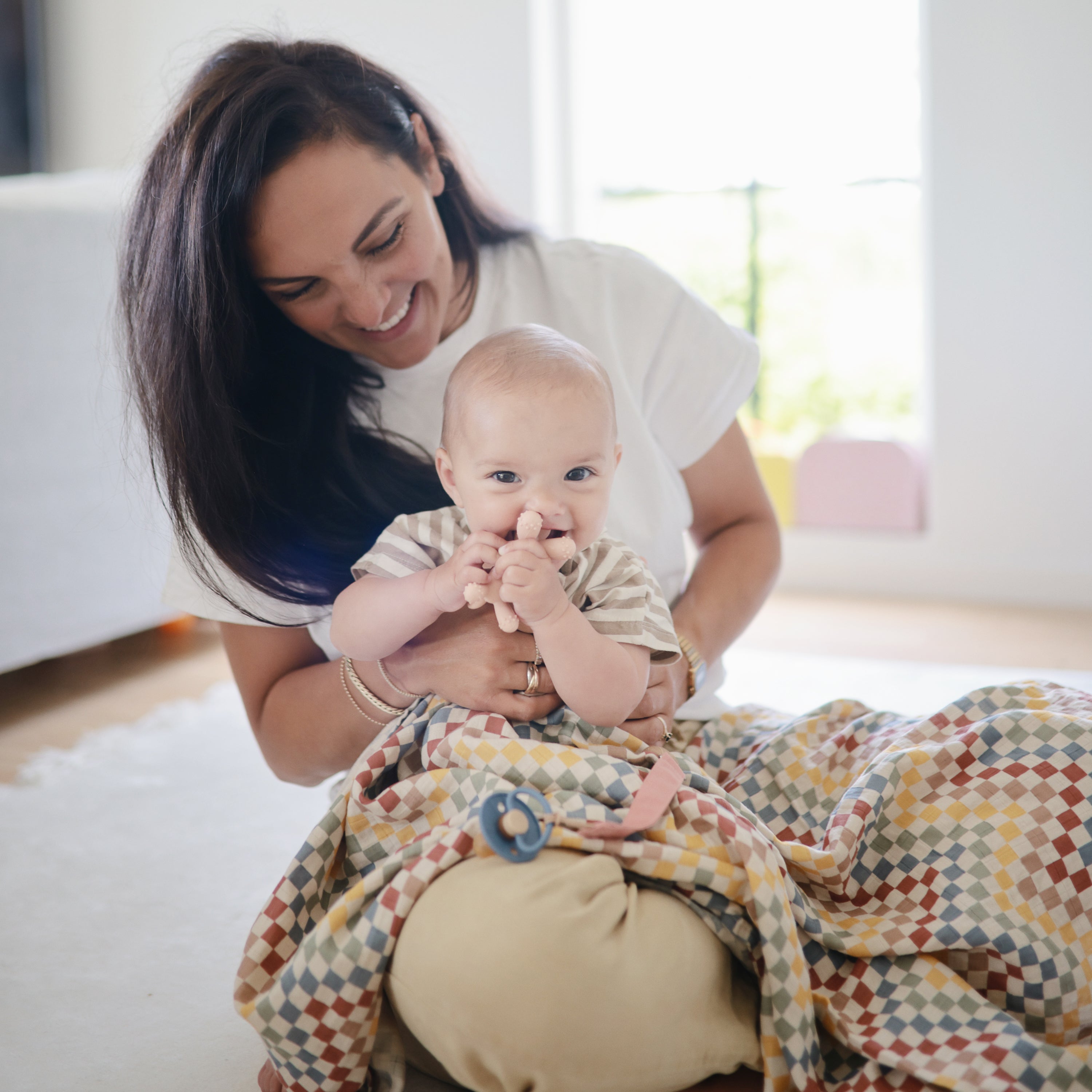 Organic Cotton Muslin Swaddle Blanket