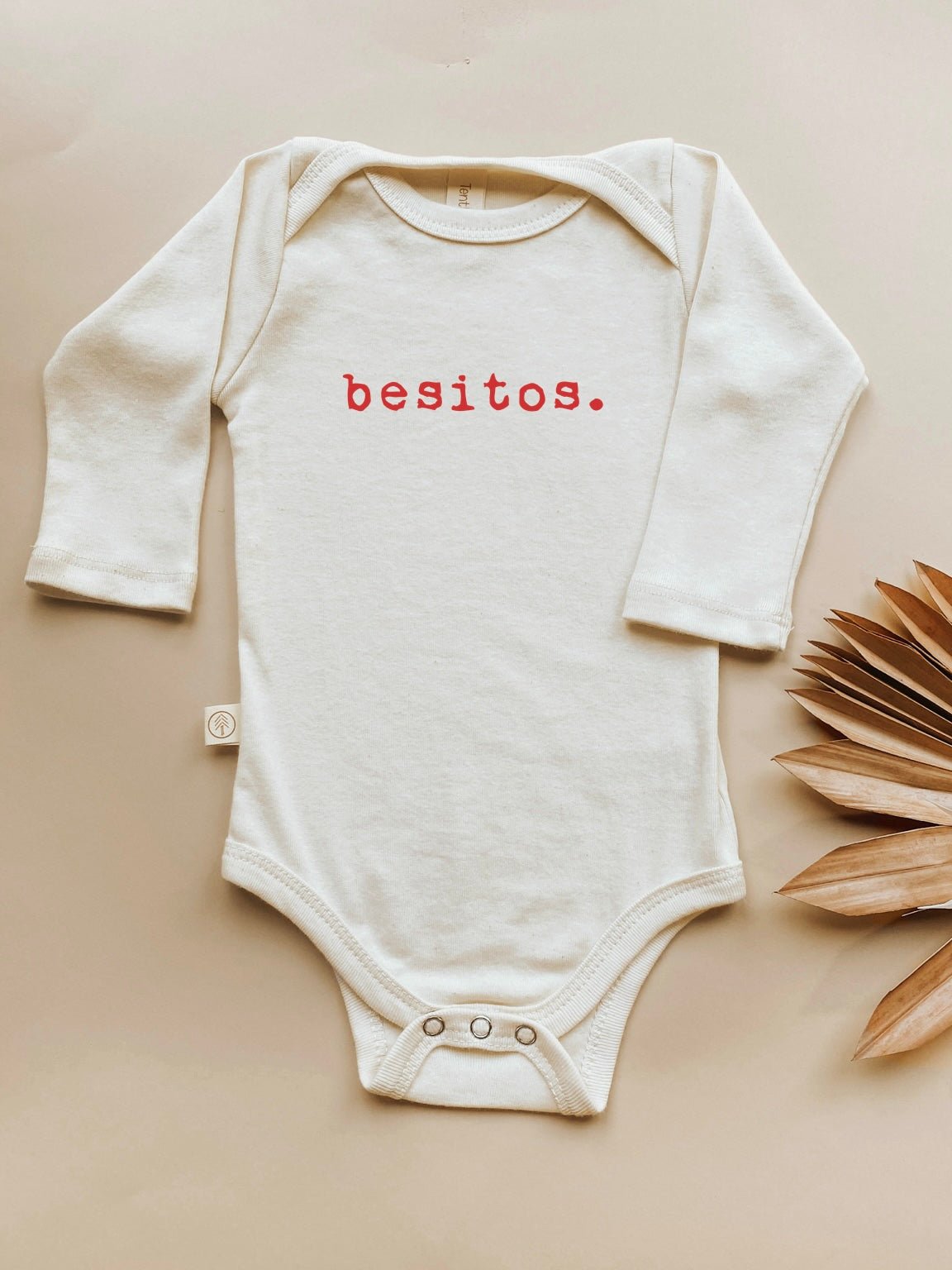 Baby Besitos Graphic Long Sleeve Organic Bodysuit