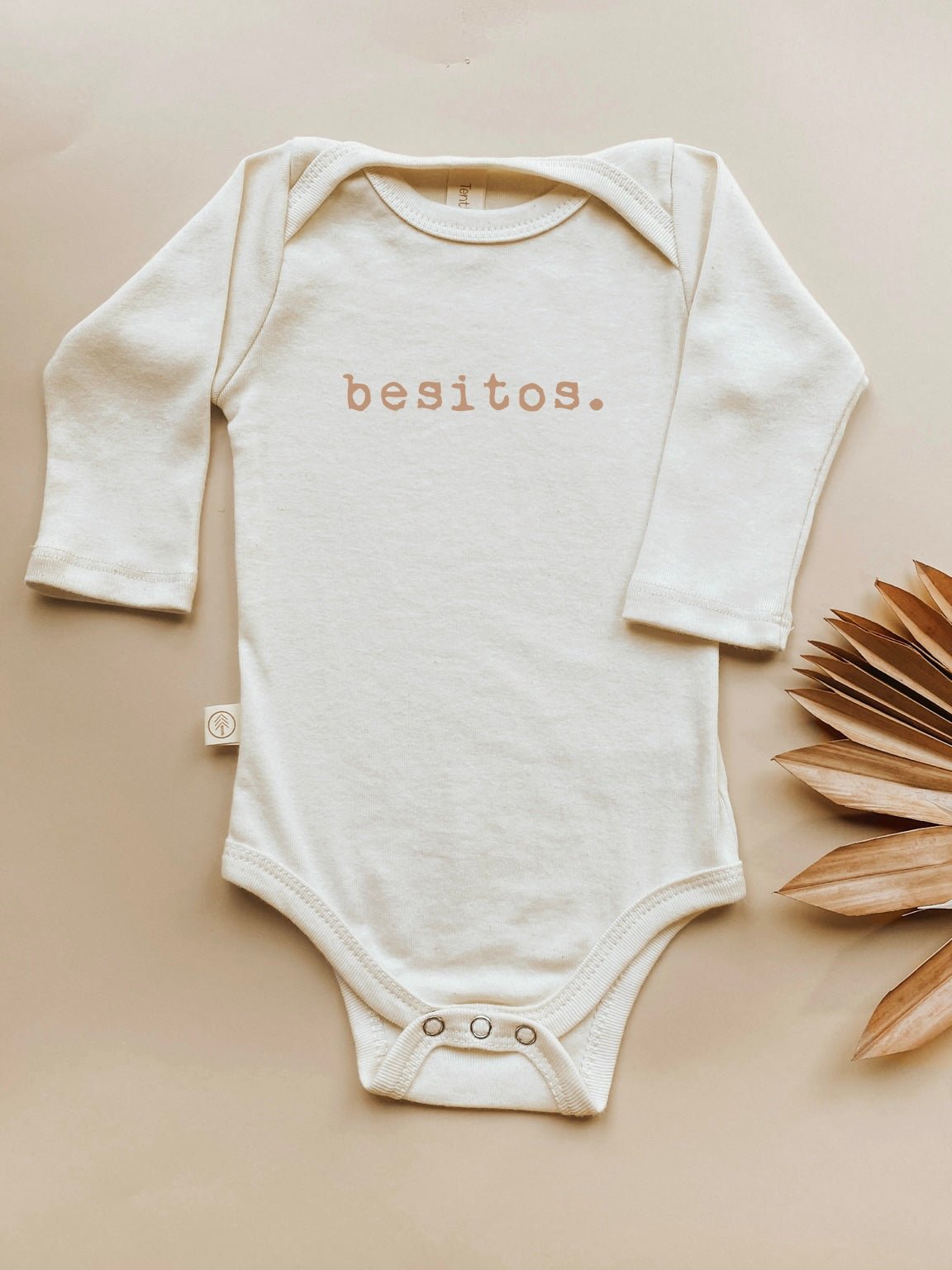 Baby Besitos Graphic Long Sleeve Organic Bodysuit