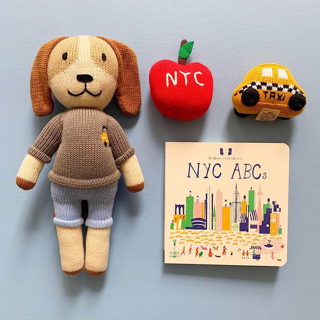 Baby Gift Set-NYC ABCs Book, Rattles and Doll