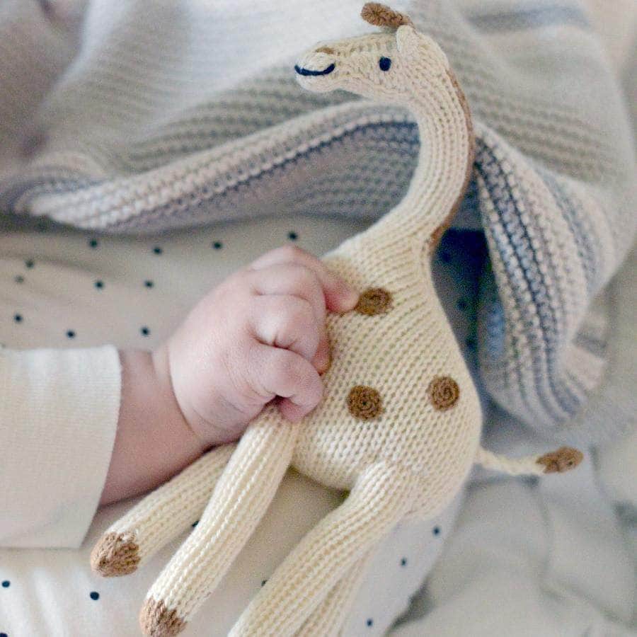 Classic Giraffe Organic Knit Baby Gift