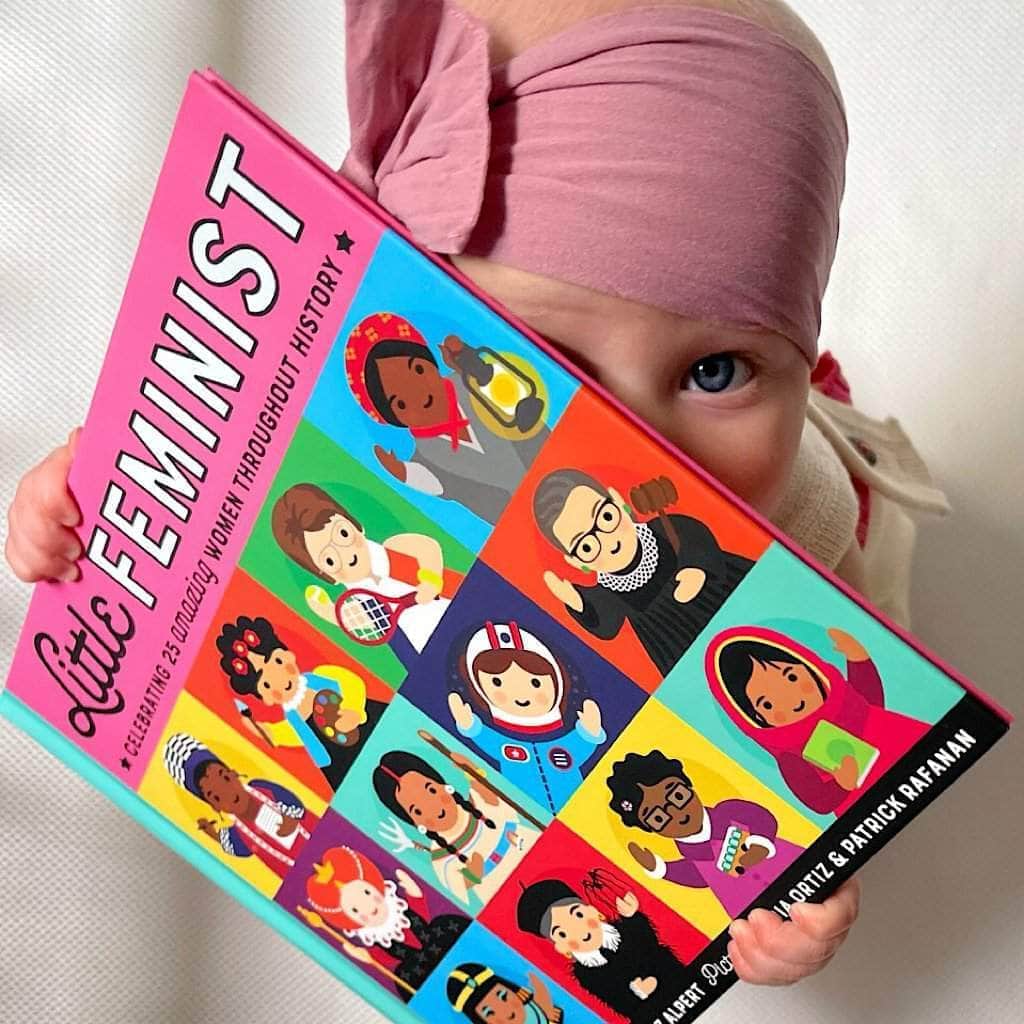 'Girl Power' Infant Onesie, Soother Toy, Feminist Book
