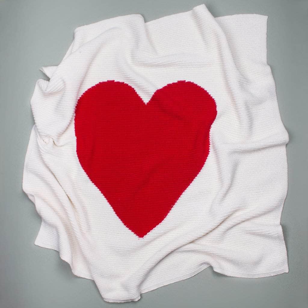 I Heart NY" Organic Blanket & Baby Rattles Gift Set
