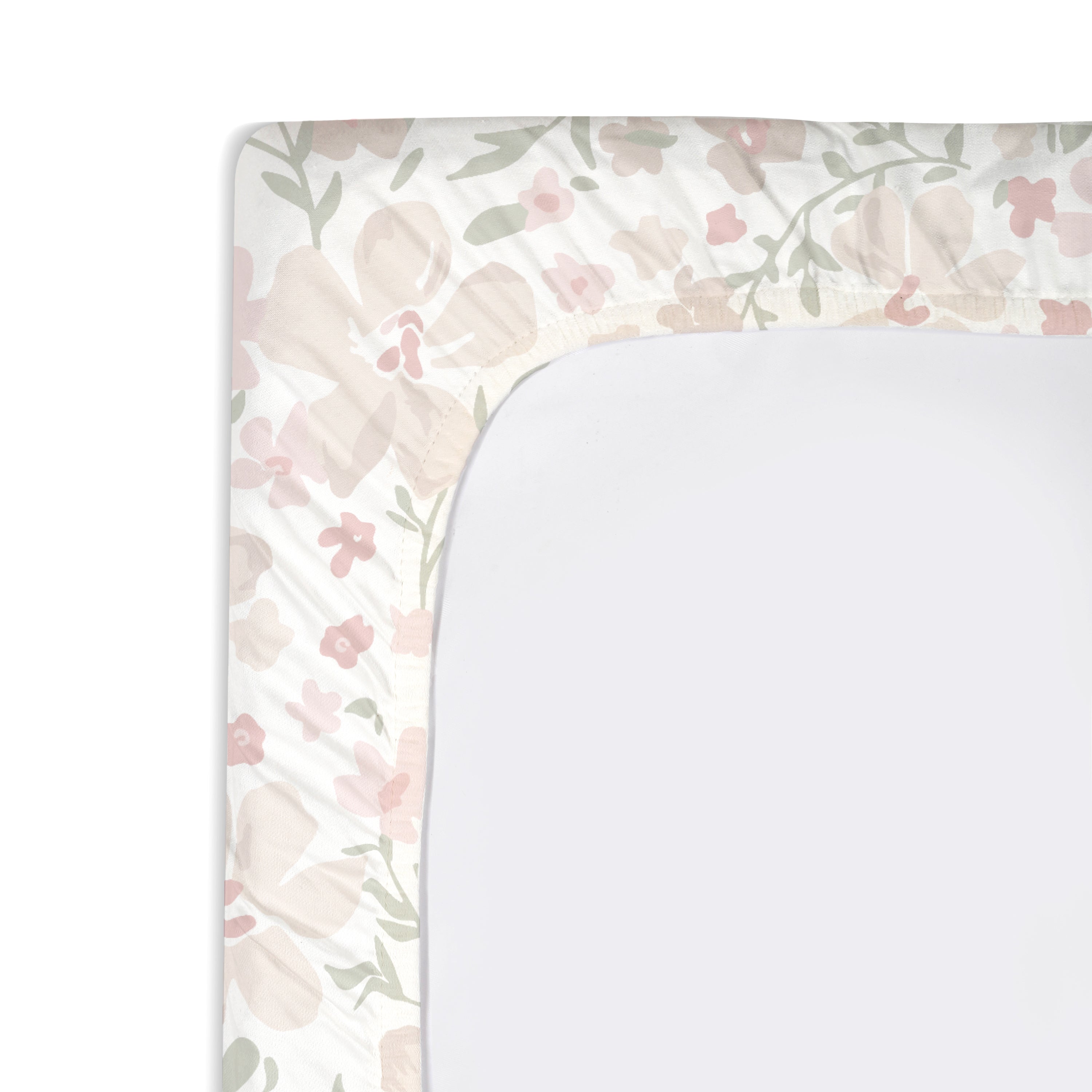 Organic Cotton Changing Pad Cover - Blossom