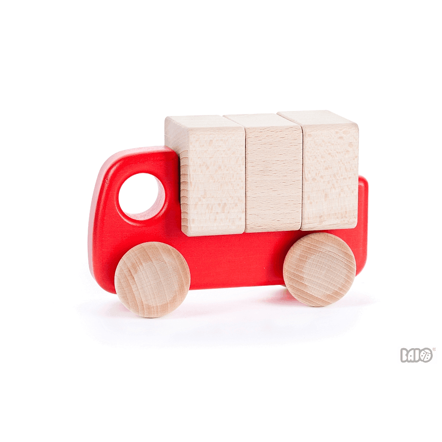 Bajo - Truck with Blocks, Assorted - Why and Whale