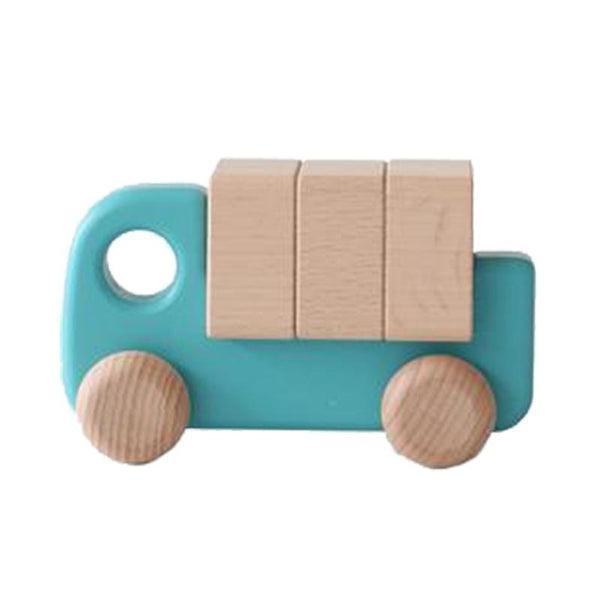 BAJO Truck with Blocks - Why and Whale
