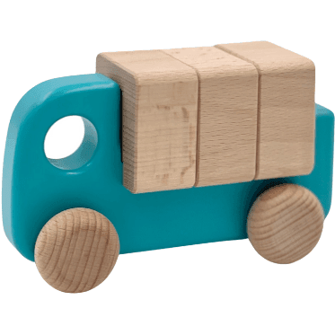 BAJO Truck with Blocks - Why and Whale