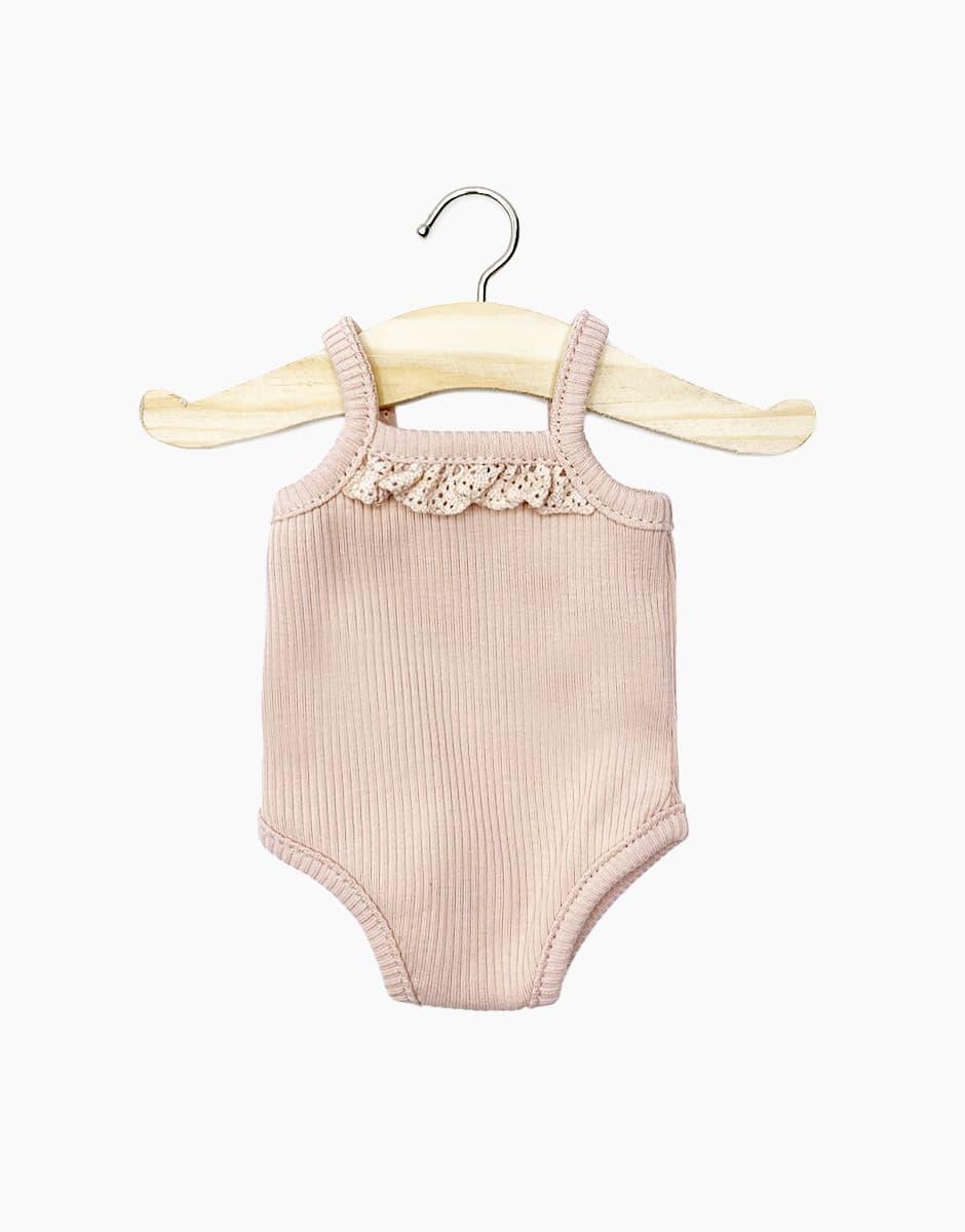 BASICS ribbed knit & lace Doll bodysuit for Gordis - Minikane - Why and Whale