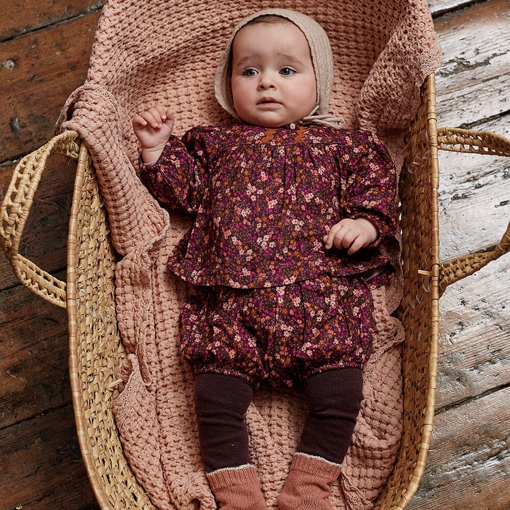 Lena Baby Set - Mulberry Mini Floral