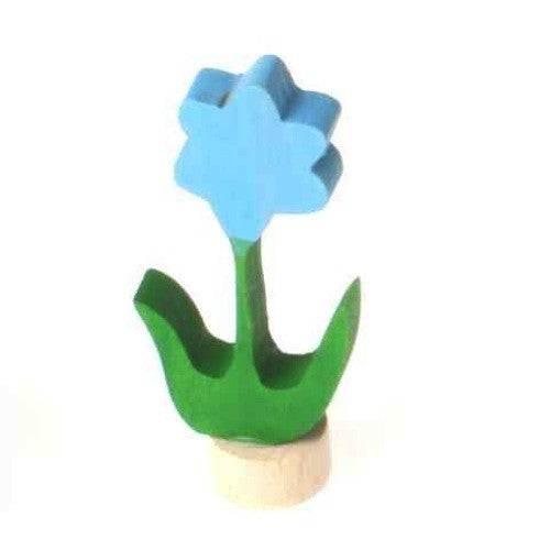 Birthday Ring Decoration - Blue Flower - Why and Whale