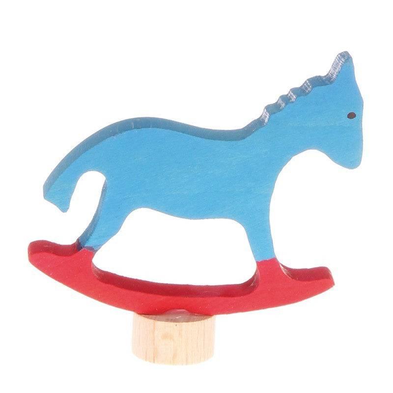 Birthday Ring Decoration - Rocking Horse - Why and Whale