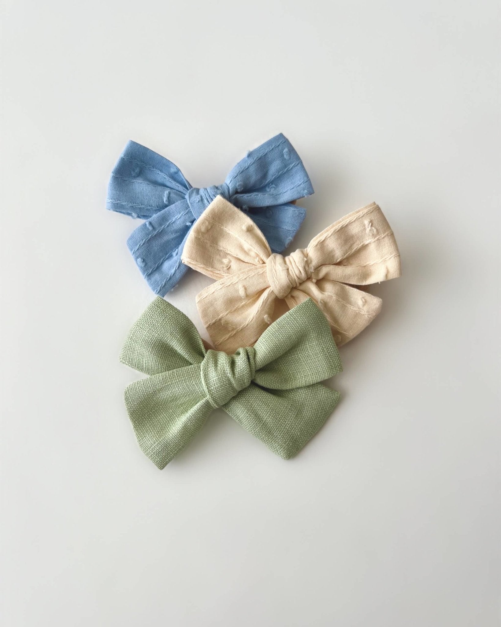 Pompom Bow | Blue