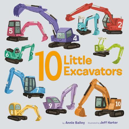 Board Book: 10 Little Excavators - Why and Whale