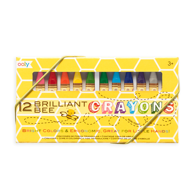 brilliant bee crayons - set of 12 - Why and Whale