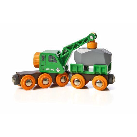 Brio Clever Crane Wagon