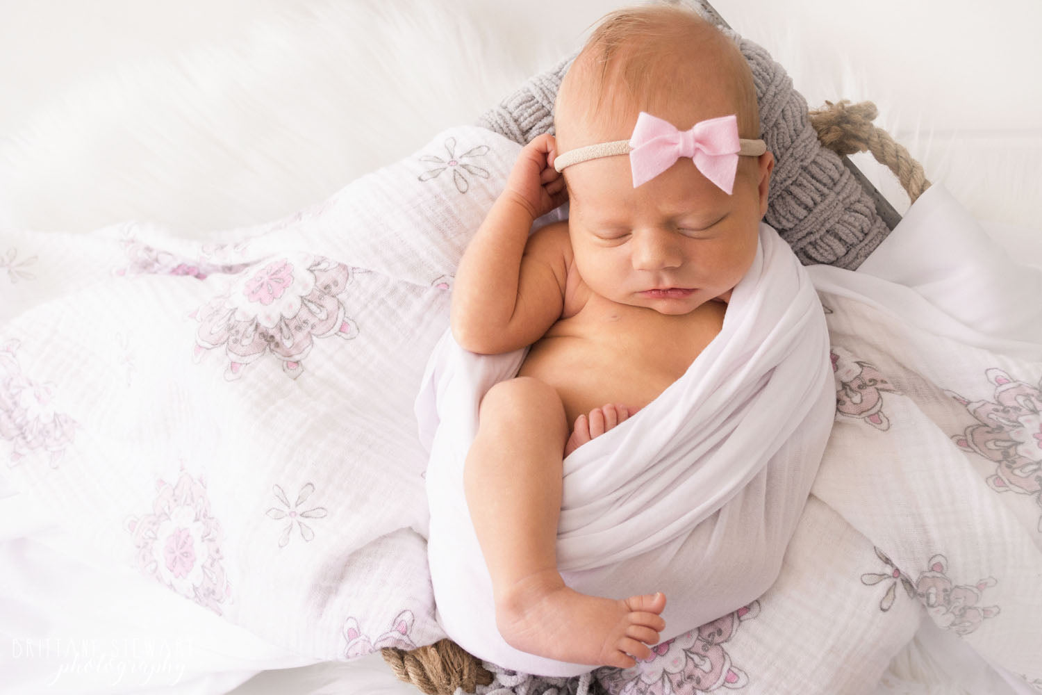 Ballet Pink | Felt Baby Bow