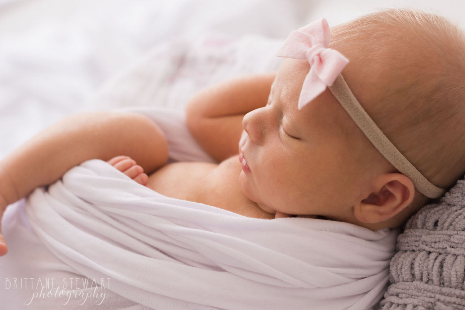 Ballet Pink | Felt Baby Bow