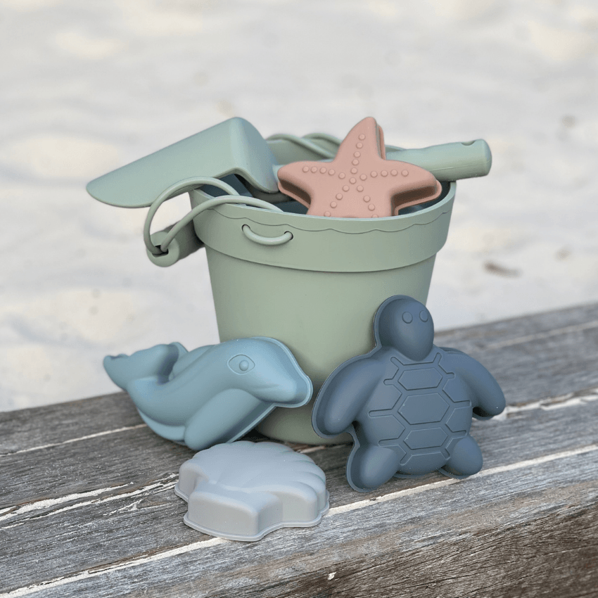 Silicone Beach and Sand Toy 6-Piece Set