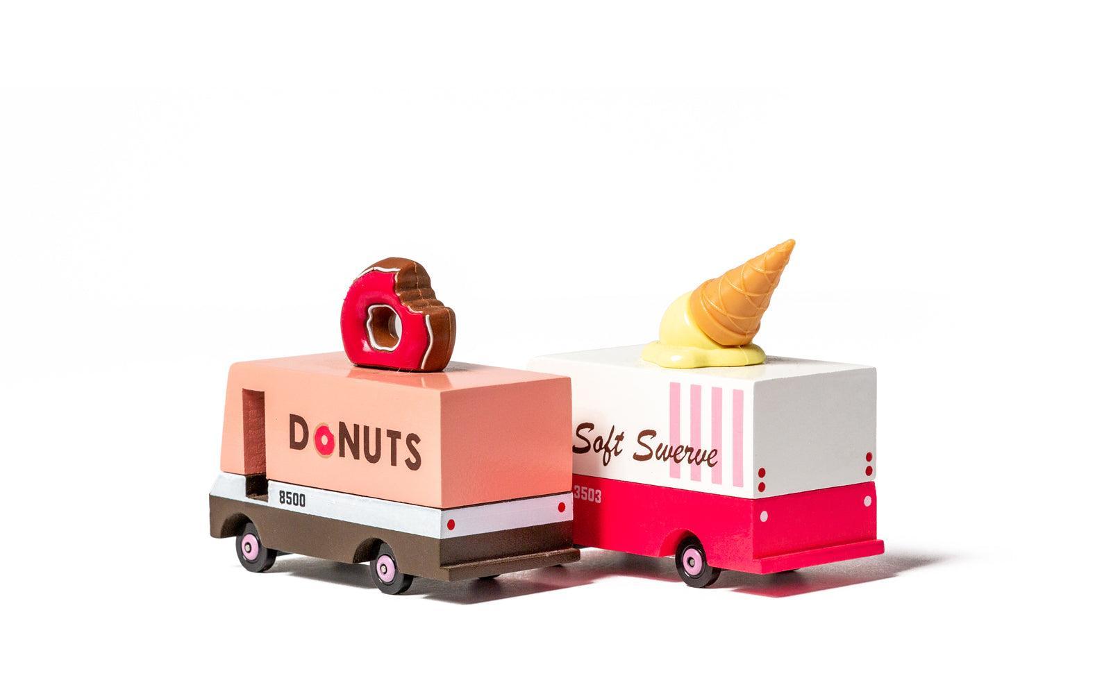 Candycar Sweet Duo - Ice Cream Van + Donut Van - Why and Whale