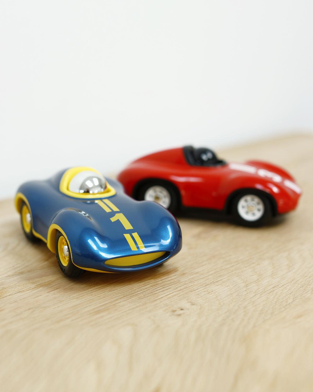Car Min Speedy Le Mans Blue Yellow - Why and Whale