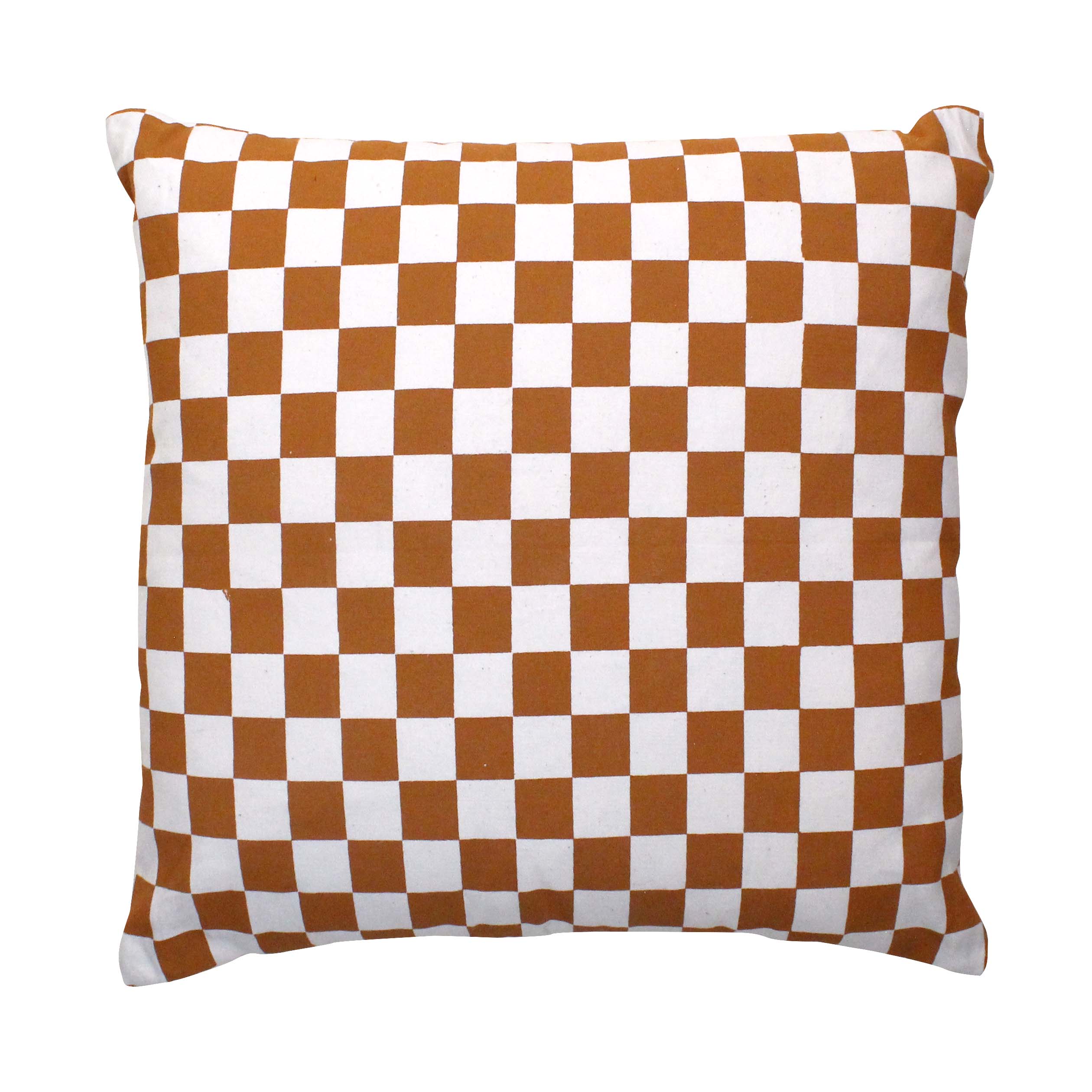 checkered pillow cover