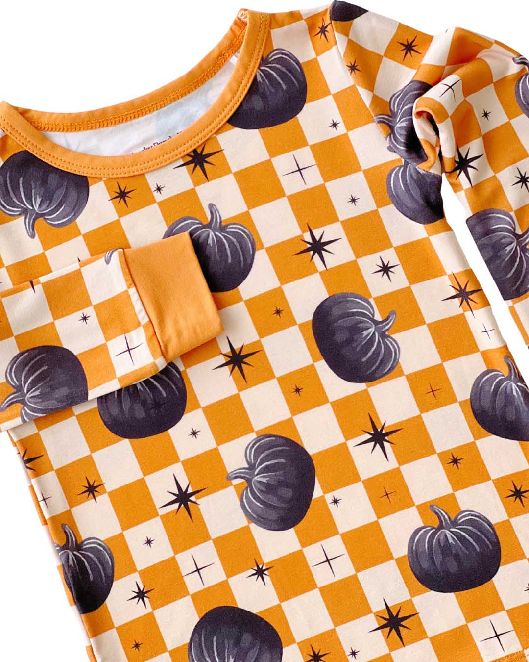 Bamboo Two Piece Set | Checkered Pumpkin