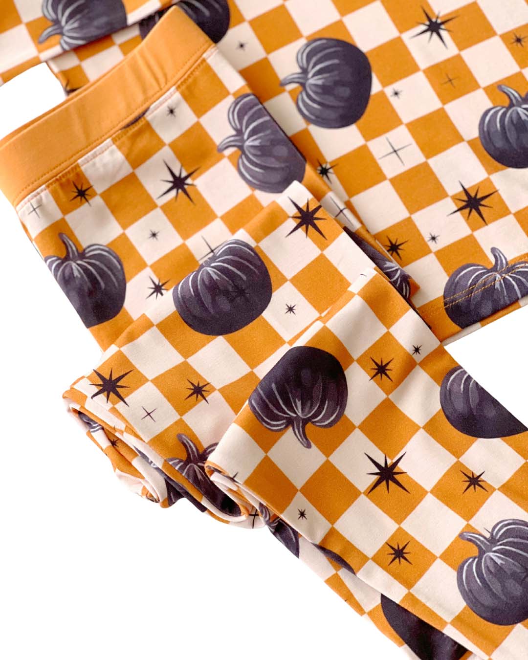 Bamboo Two Piece Set | Checkered Pumpkin