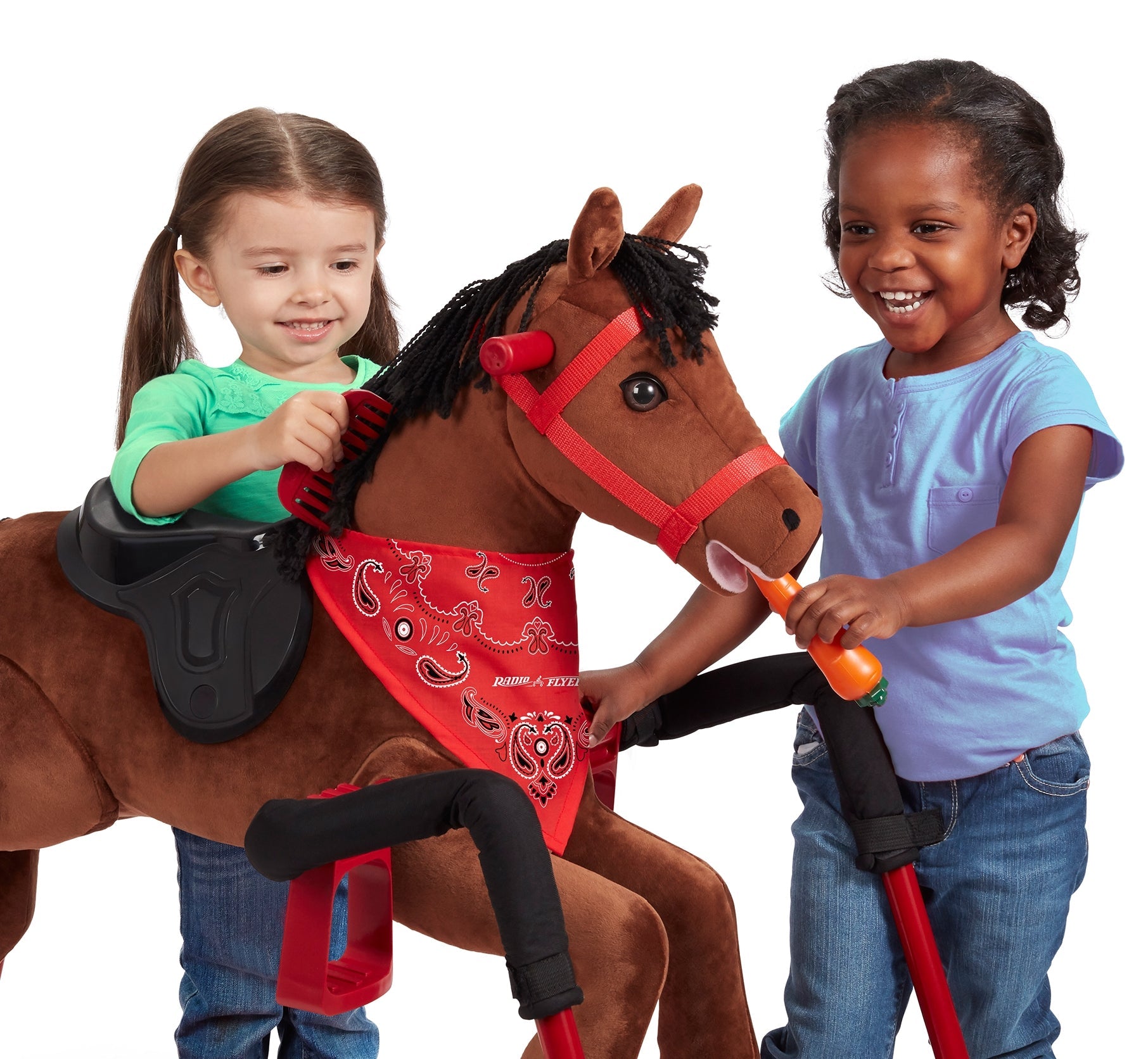 Chestnut: Plush Interactive Spring Riding Horse