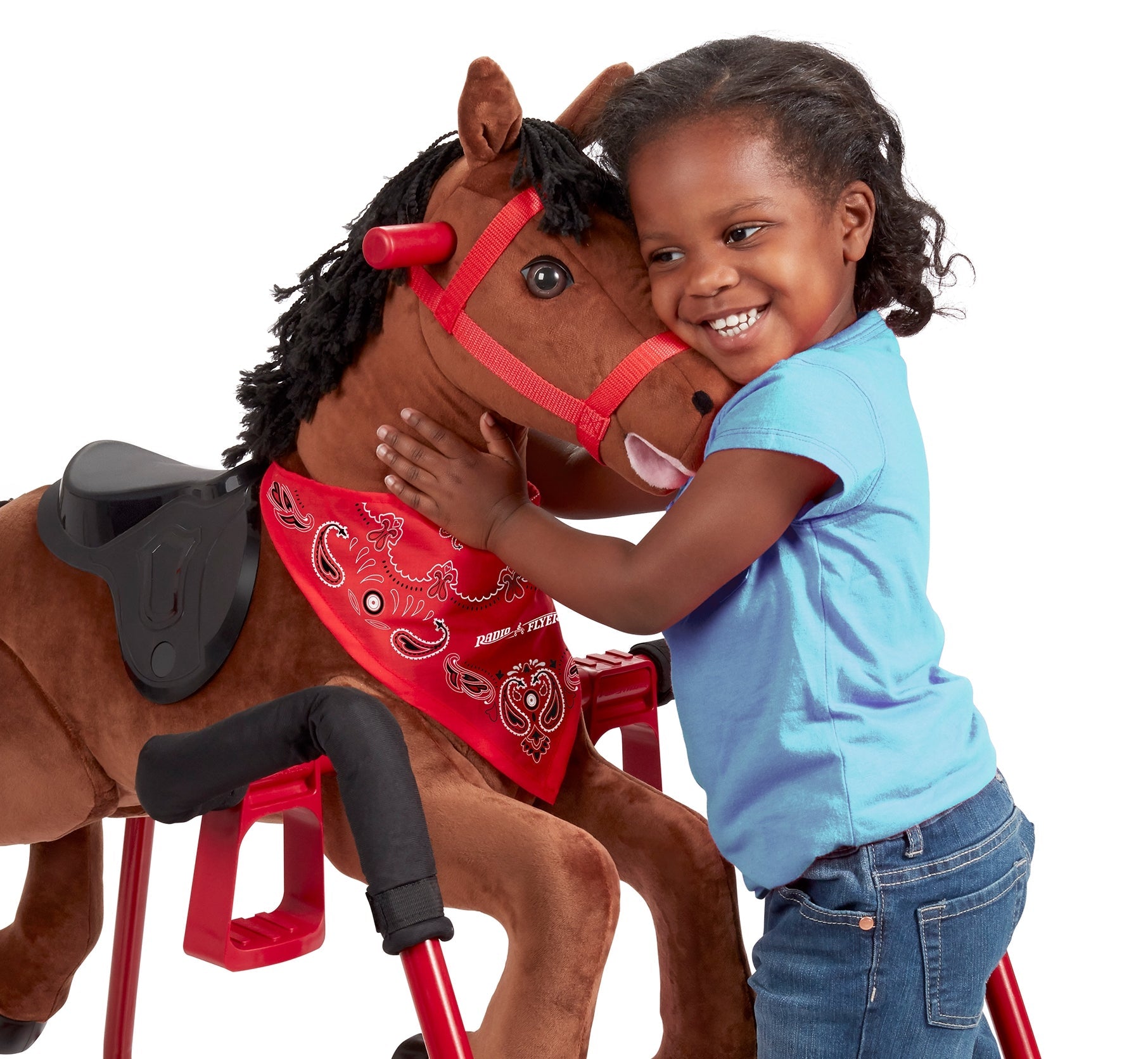 Chestnut: Plush Interactive Spring Riding Horse