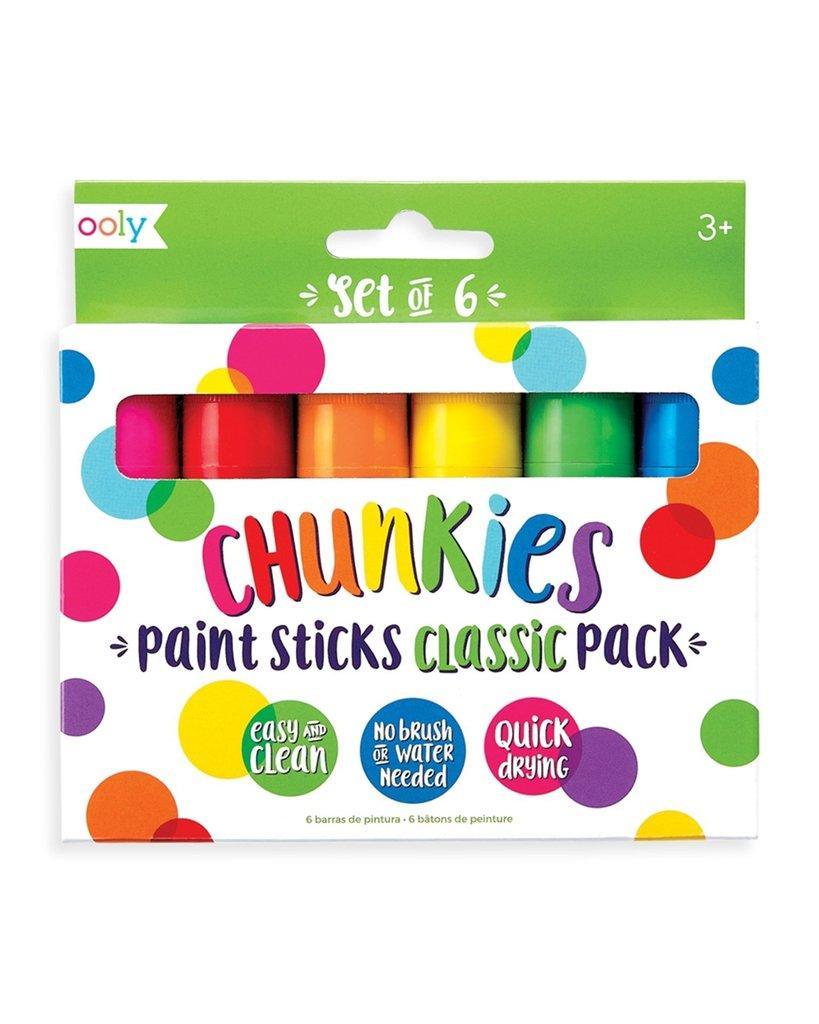 Chunkies Paint Sticks, Set of 6 - Why and Whale