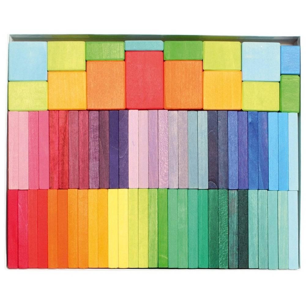 Color Chart Rally Wooden Blocks Set - Why and Whale