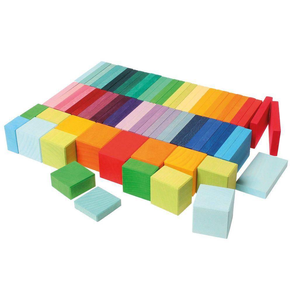 Color Chart Rally Wooden Blocks Set - Why and Whale
