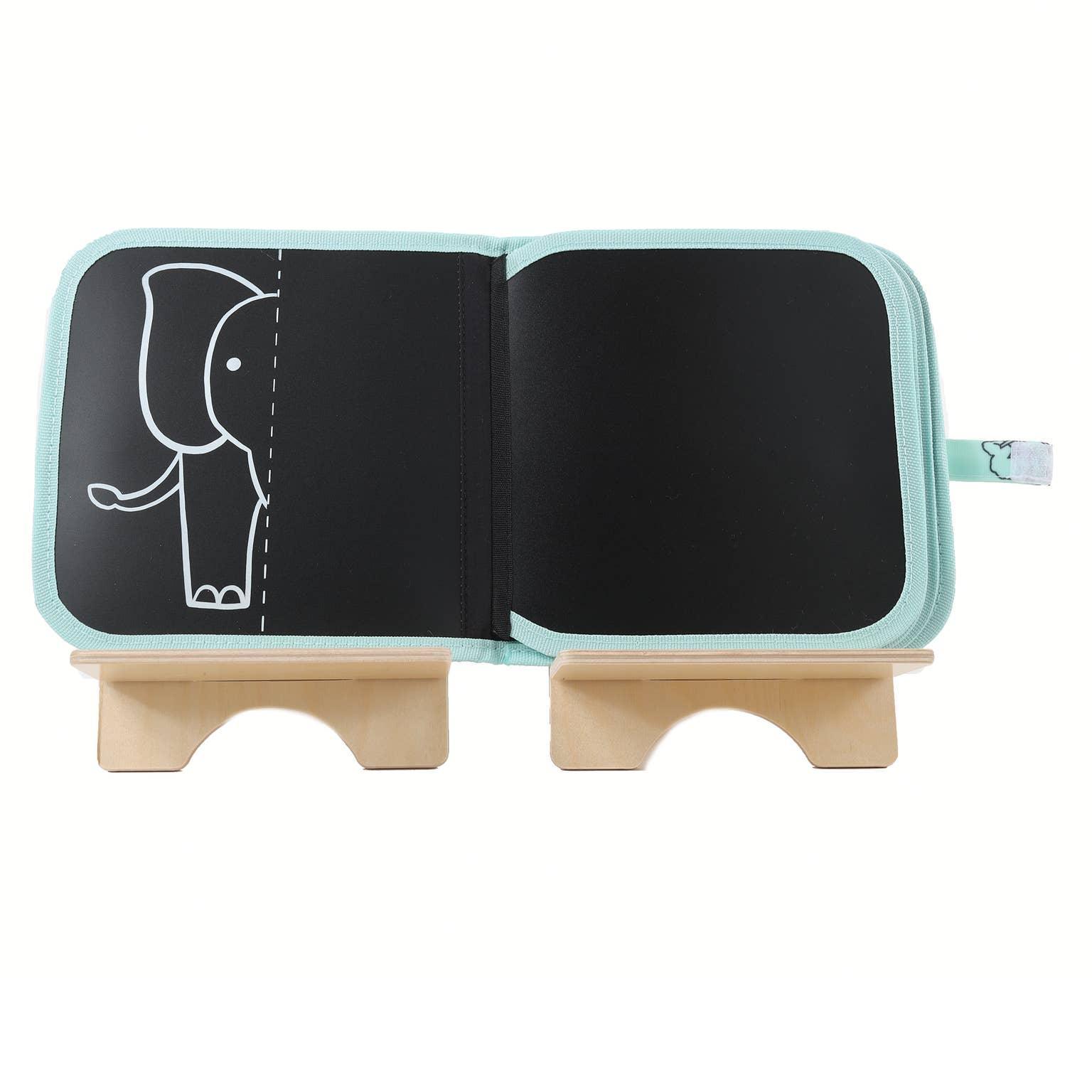 Color It & Go Erasable Book, Safari - Why and Whale
