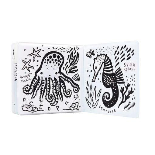 Color Me: Who's in the Ocean? bath book - Why and Whale