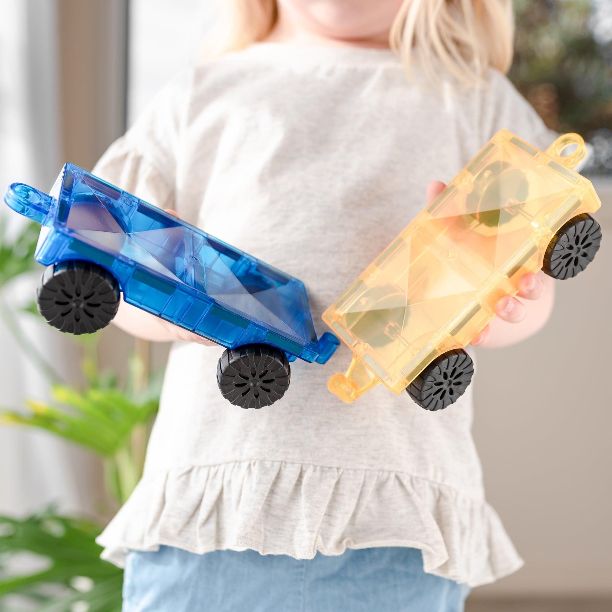 Connetix Tiles 2 Piece Car Pack - Why and Whale