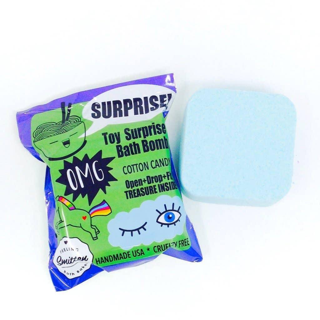 Cotton Candy Surprise Bath Bomb - Why and Whale