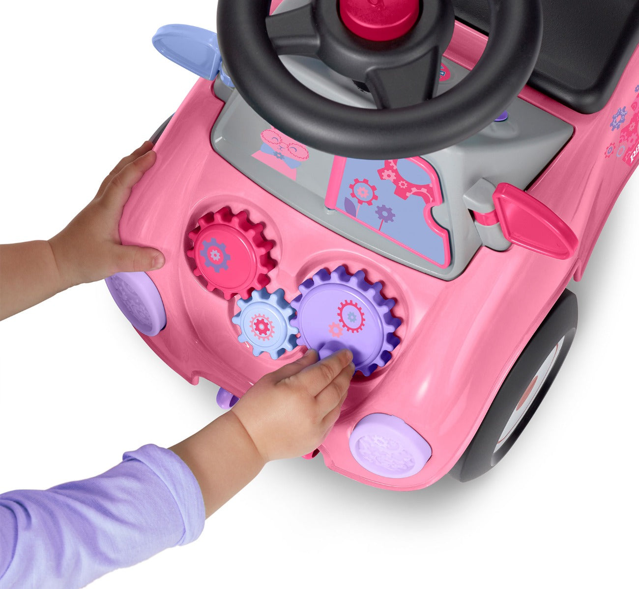 Creativity Car: Pink Ride-On Push Car