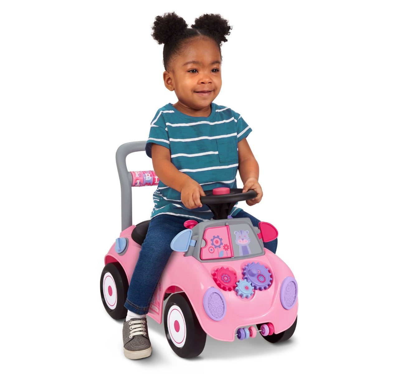 Creativity Car: Pink Ride-On Push Car