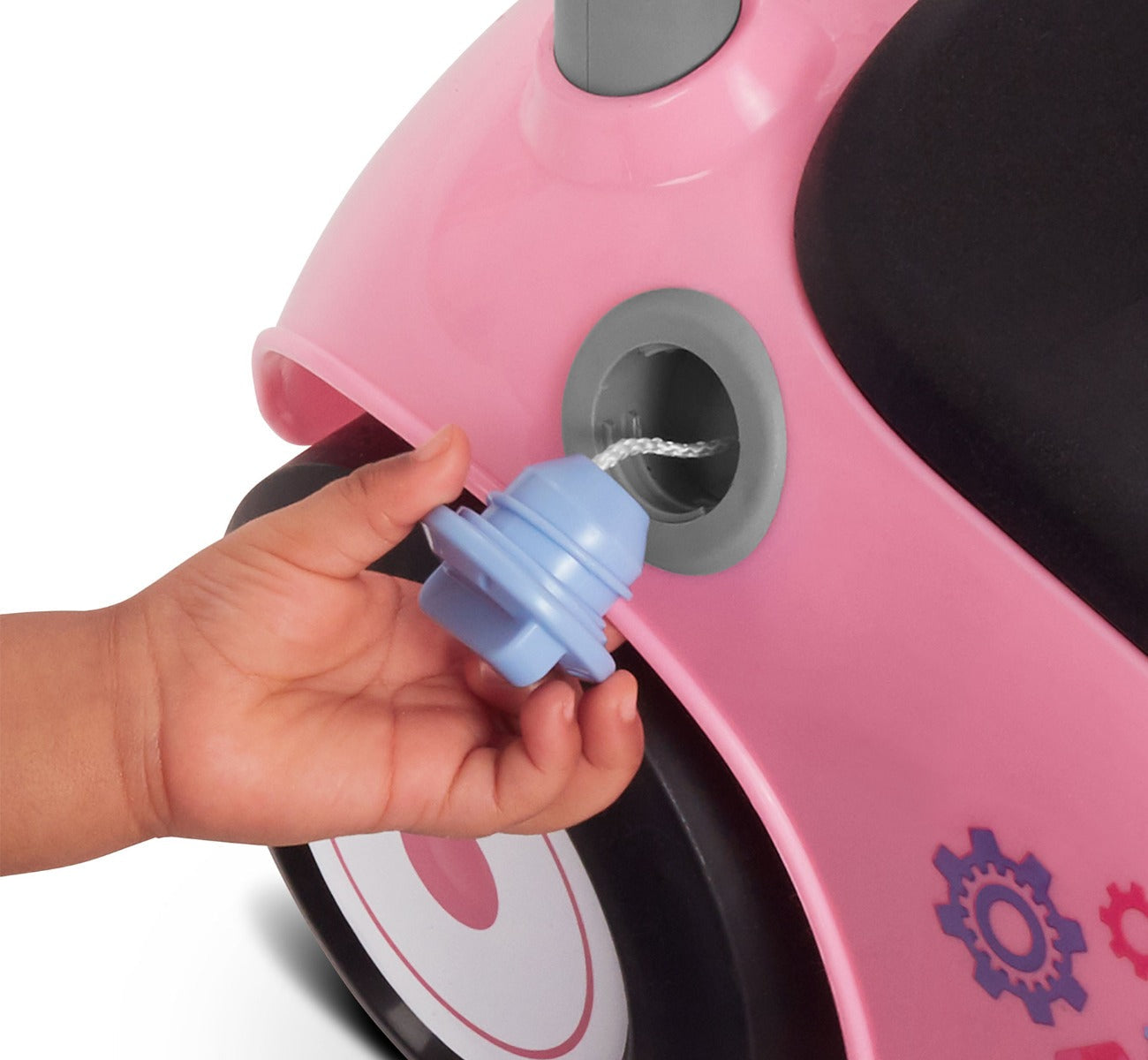 Creativity Car: Pink Ride-On Push Car