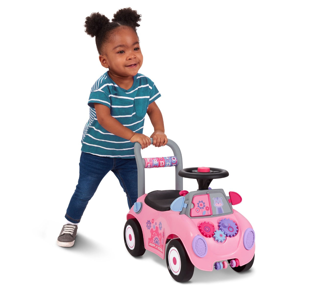 Creativity Car: Pink Ride-On Push Car