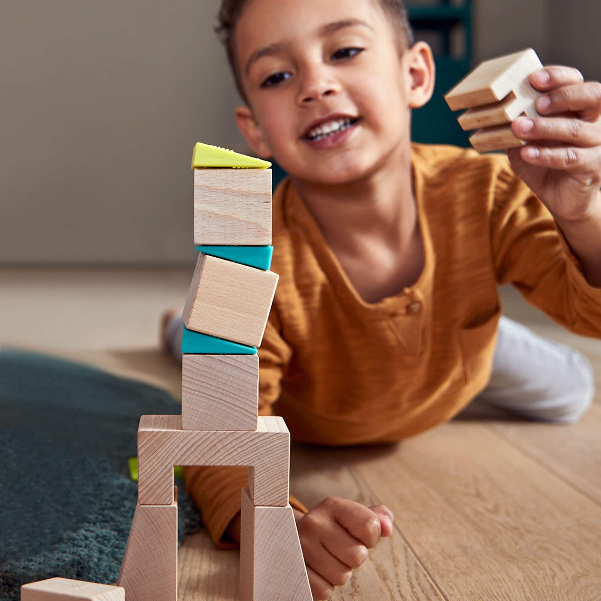 Crooked Towers Wooden Blocks