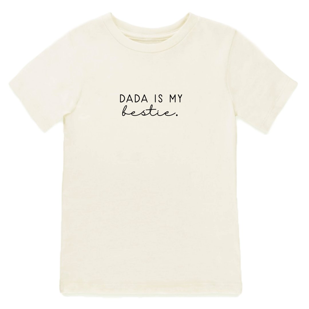 Dada is My Bestie - Organic Cotton Kids Graphic Tee