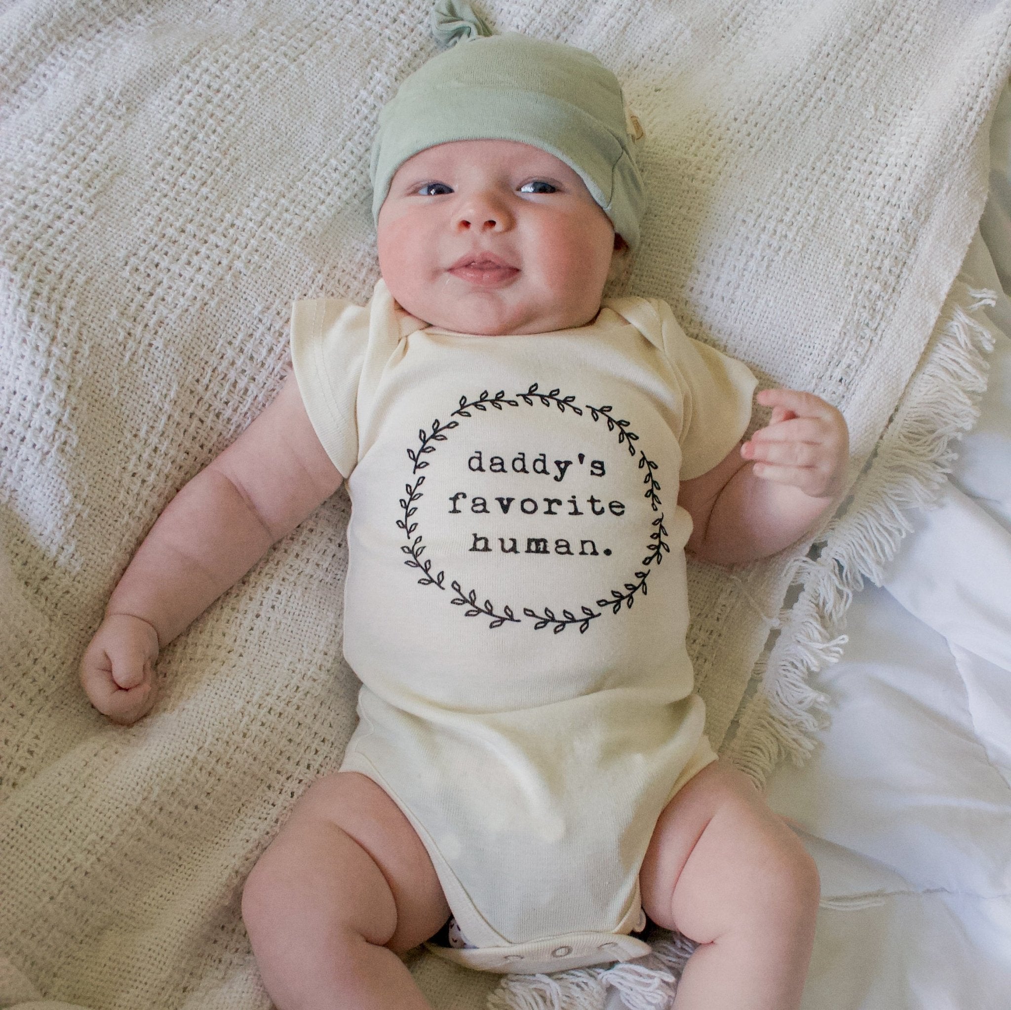 Daddy's Favorite Human - Organic Cotton Bodysuit