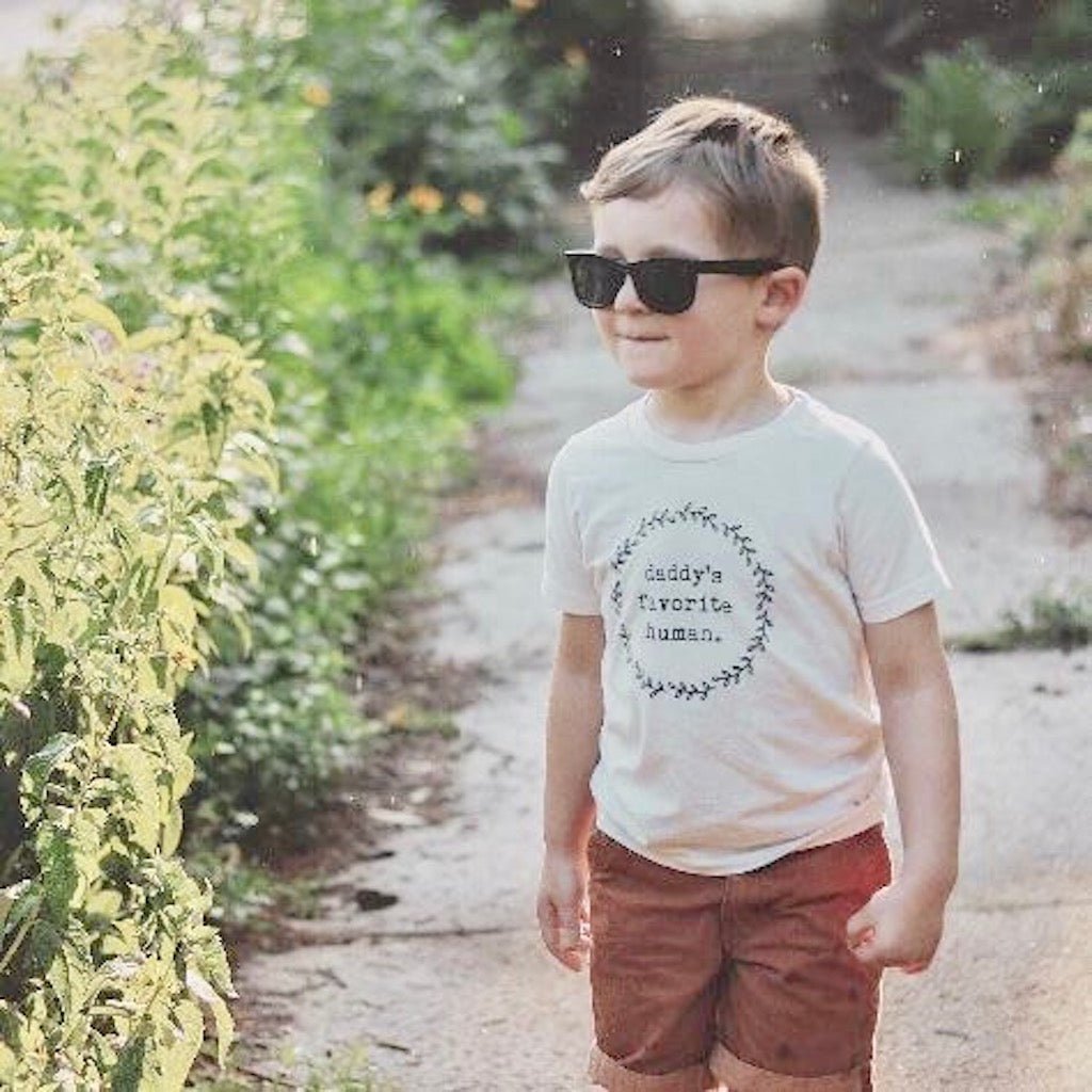 Daddy's Favorite Human - Organic Cotton Tee